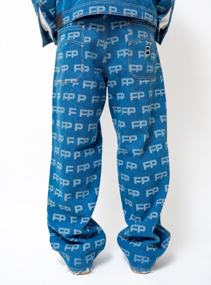 FP monogram denim pant